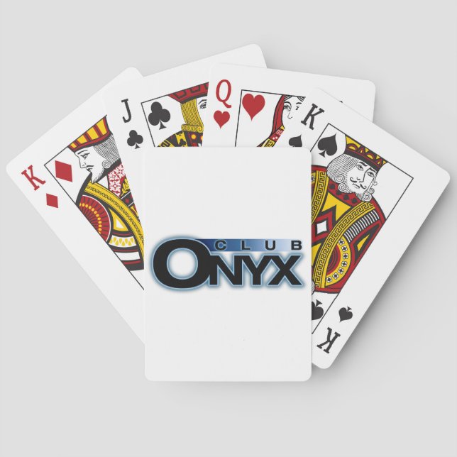 Club Onyx Playing Cards (Back)