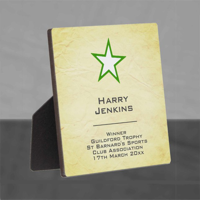 Club or Association Winner Award Plaque (Creator Uploaded)