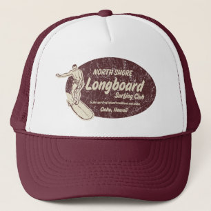 Club Surfing in Burgundy Trucker Hat