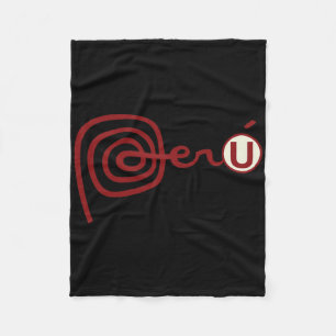 Club Universitario De Deportes Peru Futbol Soccer Fleece Blanket