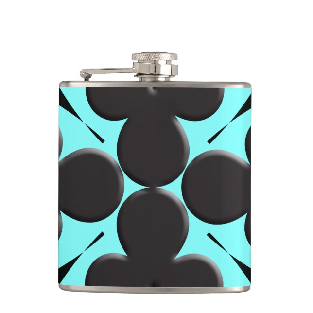 Clubs Hip Flask (Front)