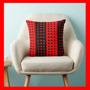 Clubs, spades, hearts, diamonds - cool      cushion