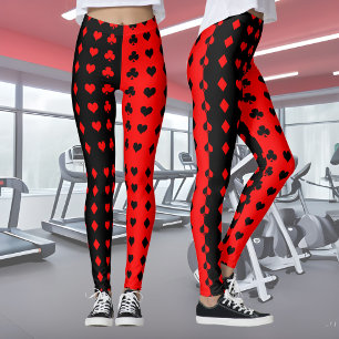 Clubs, spades, hearts, diamonds - cool   leggings