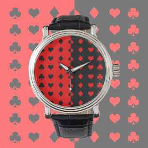 Clubs, spades, hearts, diamonds - cool watch