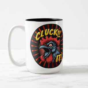 Cluck it Two-Tone coffee mug