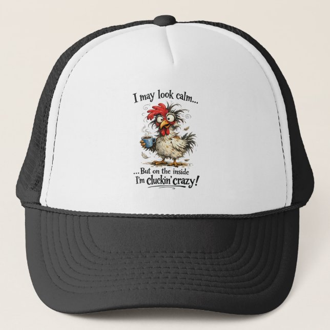 Cluckin  Crazy Trucker Hat (Front)
