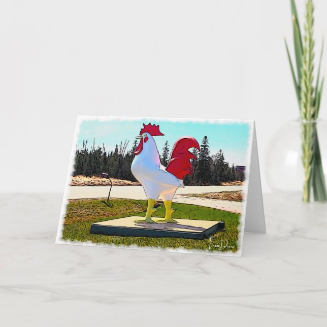 Cluckin’ Hilarious Chicken Joke Card – Lisa Drew (Front)