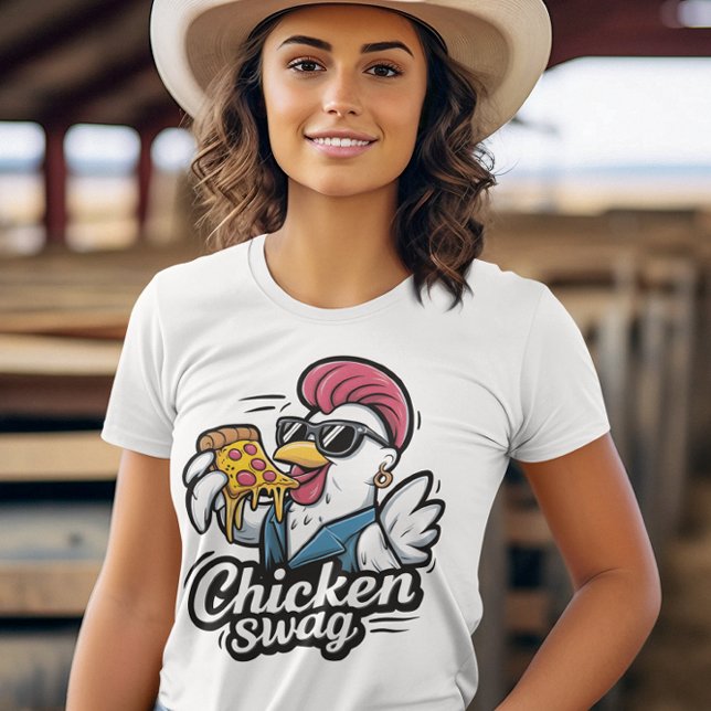 Clucking Cool: Chicken Swag T-Shirt (Creator Uploaded)