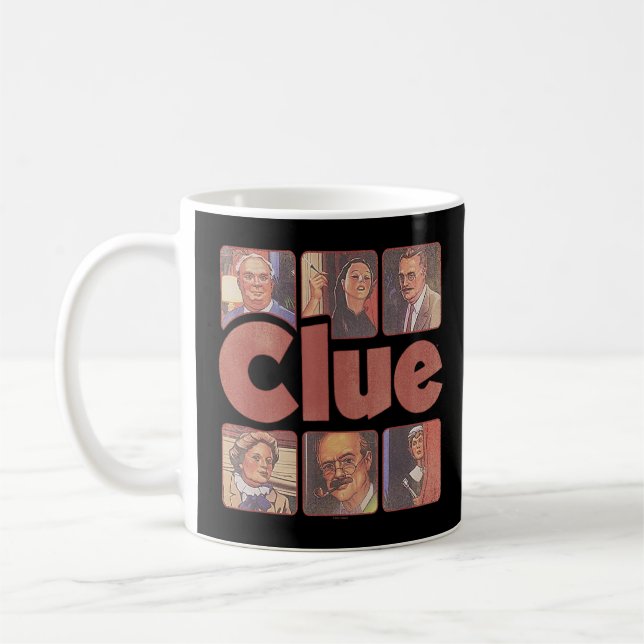 Clue Characters From 1986  Coffee Mug (Left)