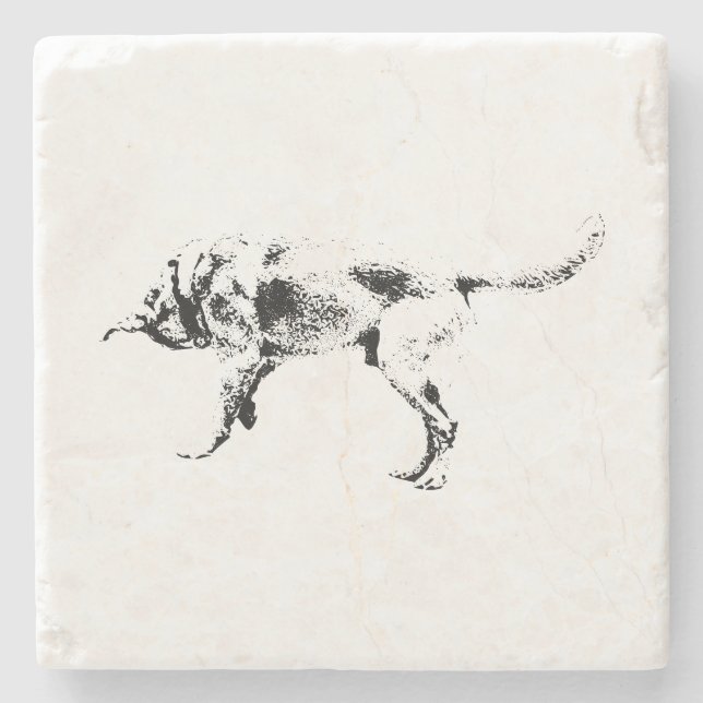 Clue Hunter Stone Coaster (Front)