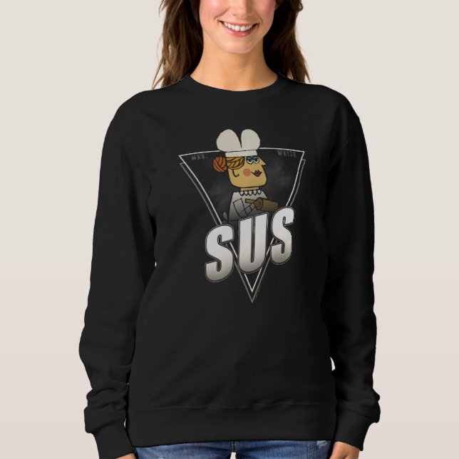 Clue Mrs White Sus Poster Sweatshirt (Front)