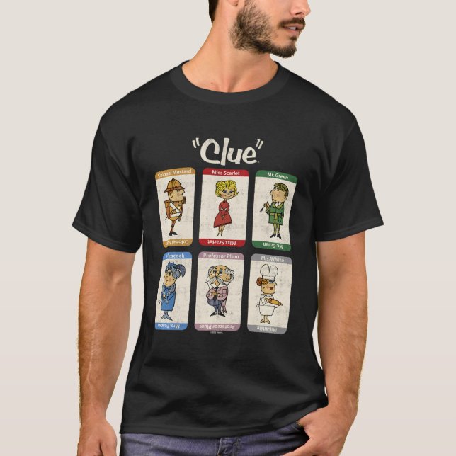 Clue Retro Character Box Up T-Shirt (Front)