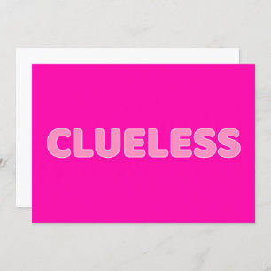 Clueless I Invitation