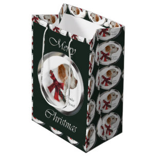Clumber Spaniel Christmas Medium Gift Bag