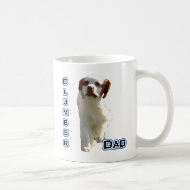 Clumber Spaniel Dad 4 Coffee Mug (Right)