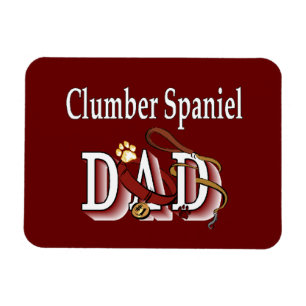 Clumber Spaniel DAD Magnet