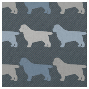Clumber Spaniel Fabric