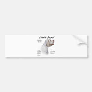 Clumber Spaniel History Design Bumper Sticker