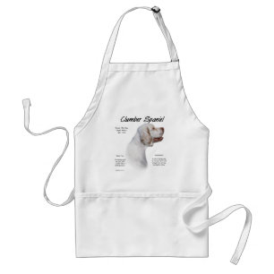 Clumber Spaniel History Design Standard Apron