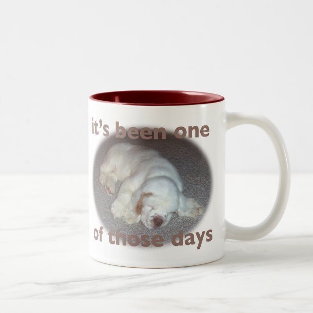 clumber spaniel mug (Right)