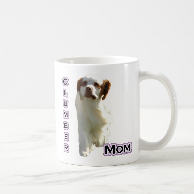 Clumber Spaniel Mum 4 Coffee Mug (Right)