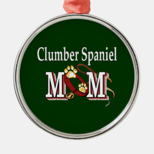 Clumber Spaniel Mum Gifts Metal Ornament