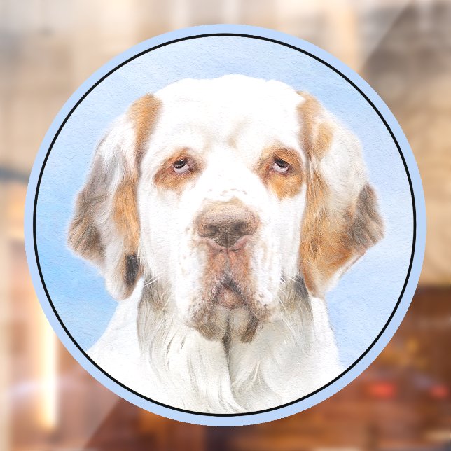 Clumber Spaniel Painting - Cute Original Dog Art (Sheet 2)