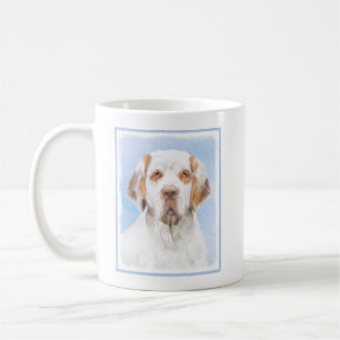 Clumber Spaniel Painting - Cute Original Dog Art Coffee Mug