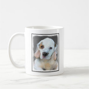 Clumber Spaniel Painting - Cute Original Dog Art Coffee Mug