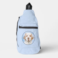 Clumber Spaniel Painting Cute Original Pet Dog Art