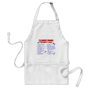 CLUMBER SPANIEL Property Laws 2 Standard Apron