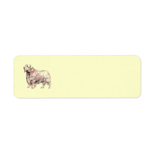 Clumber Spaniel Return Address Label