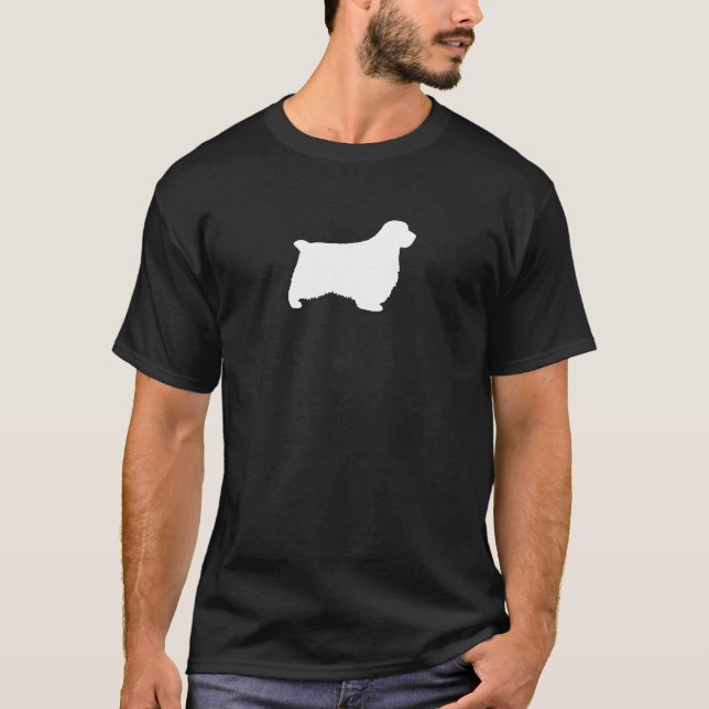 Clumber Spaniel Silhouette T-Shirt (Front)
