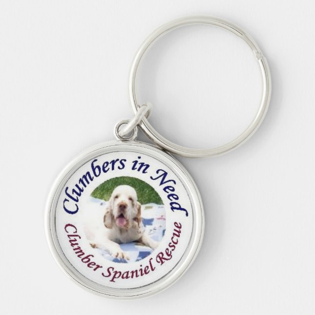 Clumbers in Need Key Chain (Front)
