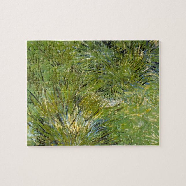 Clumps of Grass by Vincent van Gogh Jigsaw Puzzle (Horizontal)
