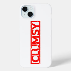 Clumsy Stamp iPhone 15 Mini Case