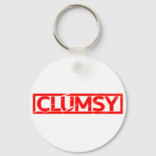 Clumsy Stamp Key Ring