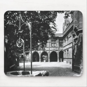 Cluny Hotel seen from the courtyard, Paris Mouse Pad