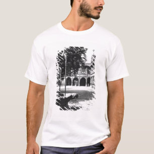 Cluny Hotel seen from the courtyard, Paris T-Shirt