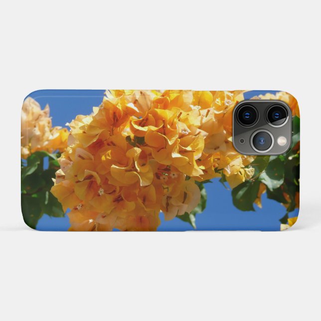 Cluster of Golden Bougainvillea Floral Case-Mate iPhone Case (Back (Horizontal))