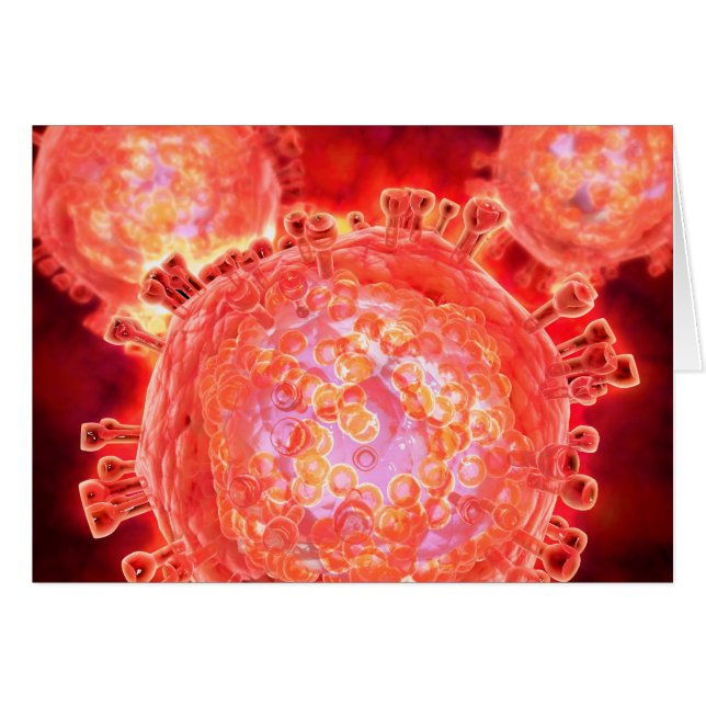 Cluster Of HIV Virus 1 (Front Horizontal)