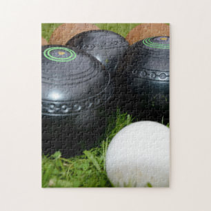 Cluster Of Lawn Bowls, Jigsaw Puzzle
