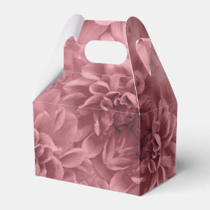 Cluster of light Mauve Dahlias Favour Box