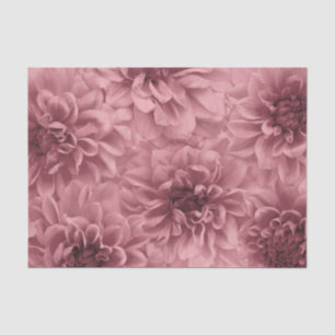 Cluster of Light Mauve Dahlias Floral Tissue Paper