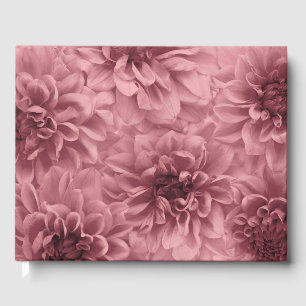 Cluster of light Mauve Dahlias Guest Book