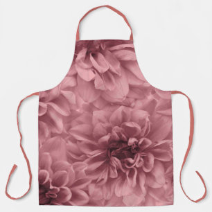 Cluster of Light Mauve / Pink Dahlia Flowers Apron