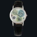 Cluster of Succulents Watch<br><div class="desc">Cluster of Succulents. Artist: Grace Popp. Image ID: 148320Z.</div>