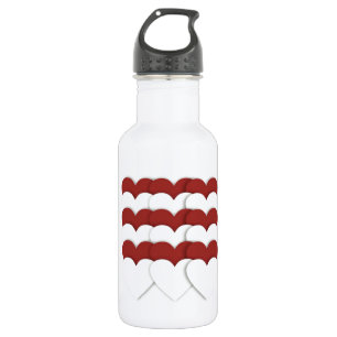 Clustered Hearts 532 Ml Water Bottle