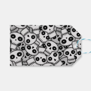 Clustered Skulls Gift Tags