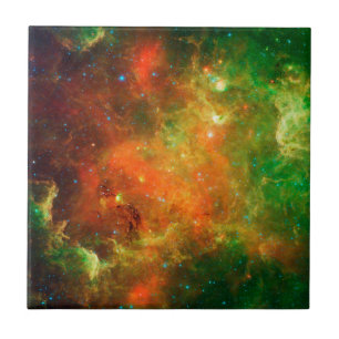 Clusters Of Stars In The North American Nebula. Ceramic Tile